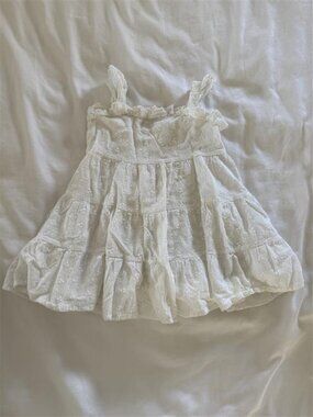 Angel Dear Toddler Girl White Dress 2T